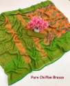  Pure Chiffon Brasso sarees  thumb 2