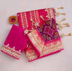 Pure Chinnon Patola Silk sarees