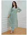 PURE COTTON HANDED KATHA WORK KURTI WITH PANT thumb 7