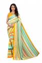 Pure Georgette saree with fancy blouse thumb 5