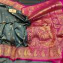 Pure Handloom Banarasi Katan Silk Sarees  thumb 1