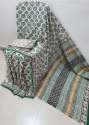 pure Mul cotton saree with hand block printing thumb 4