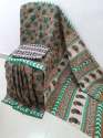 pure Mul cotton saree with hand block printing thumb 8