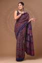 Pure mul cotton super Natural dyeing saree with blouse..... thumb 6