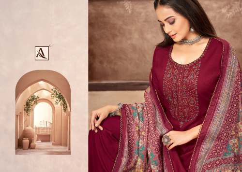 Pure Viscose Embroidery salwar suit Swarovski Work
