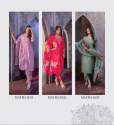 PURE VISCOSE MODAL SILK 3 PCS SUIT WITH HANDWORK & ORGANZA DIGITAL PRINT DUPATTA thumb 8