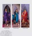 PURE VISCOSE MODAL SILK 3 PCS SUIT WITH HANDWORK & ORGANZA DIGITAL PRINT DUPATTA thumb 9