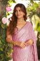 purpel All Over Double Sequence saree with blouse