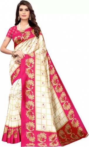 Regular Wear Lichi Silk Saree by Geet Gauri 