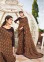 Silk & Geogertte Printed sarees  thumb 1