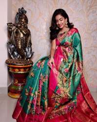SOFT BANARAS GAYATRI SILK  SAREES