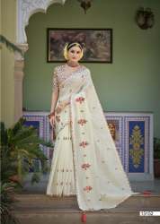  Soft Cotton Linen sari