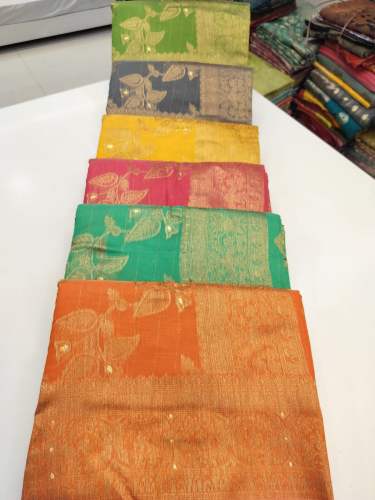 Soft Cotton Mx Jari Ric﻿h Pallu Saree
