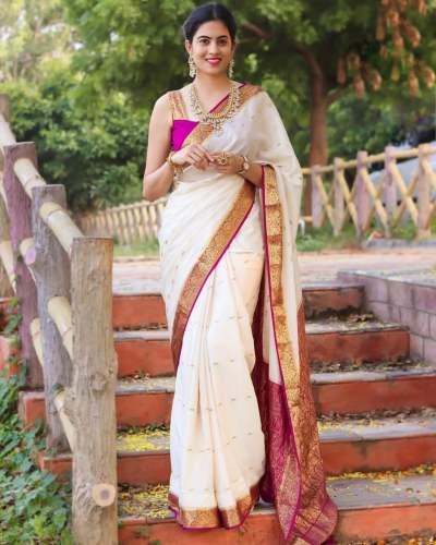 SOFT KANCHIVARAM SILK SAREE.