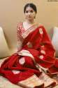 Soft Litchi Banarasi Silk Sarees  thumb 2