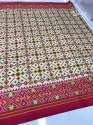 Traditional Modal Silk Patola Saree with Lagdi Patta Pallu  thumb 1