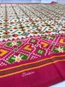 Traditional Modal Silk Patola Saree with Lagdi Patta Pallu  thumb 3