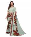 Trendy Georgette saree with blouse thumb 1