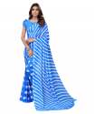 Trendy Georgette saree with blouse thumb 5