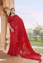 weightless bandhani stone work saree