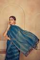 Weightless lining with swarovski saree with jhalar thumb 1