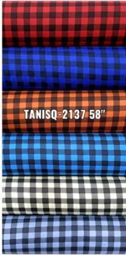 Printed Check Shirt Fabric by Ajantha Silk Mills