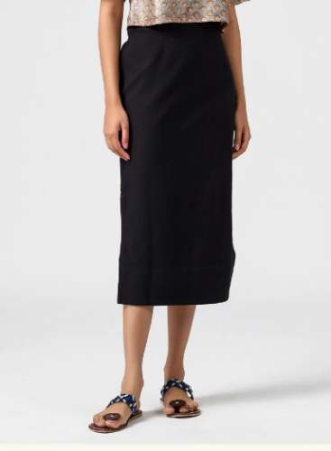 Buy Embroidered Pencil Skirt By Fabindia Brand