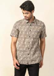 Get Cotton Printed Mens Shirt By Fabindia