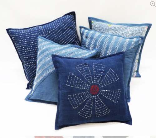 Fancy Kantha Cushions by Vritti Designs Private Limited
