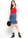 Get Denim Skirt At Retail Price By Pantaloons