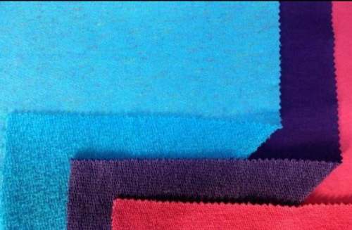 Fleece And Rib Lycra Mix Single Jersey fabric by Tanishq Fabrics