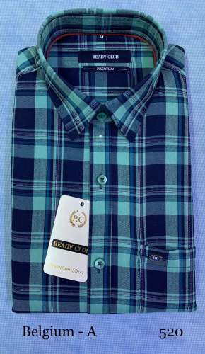 Belgium Cotton Checks Shirt For mens 