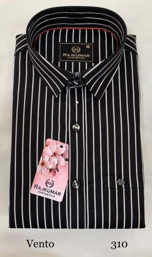 Black Lining Cotton Mens Shirt