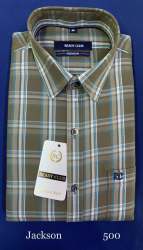 Jakson mens cotton checks shirt