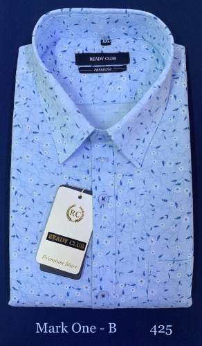Mark One Printed Shirt For mens  by Moolchand Impex