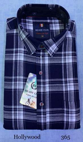 Mens cotton checks shirt