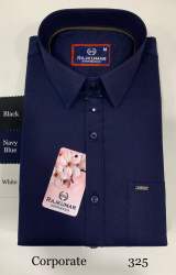 Navy Blue Corporate Uniform Casual Shirt