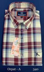 New Arrival Chex Printed Cotton Shirt For Men