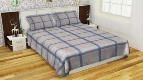 Bed sheet with Polyster pillow cover 