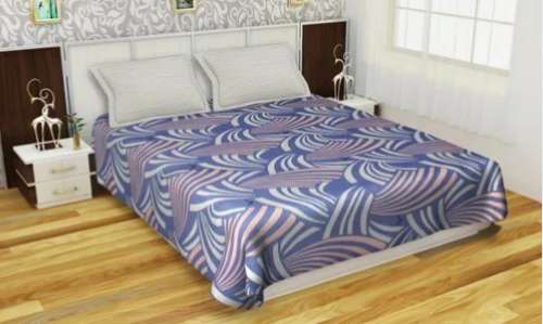 Multi color cotton printed  bed sheet  by Oster Knit Private Limited