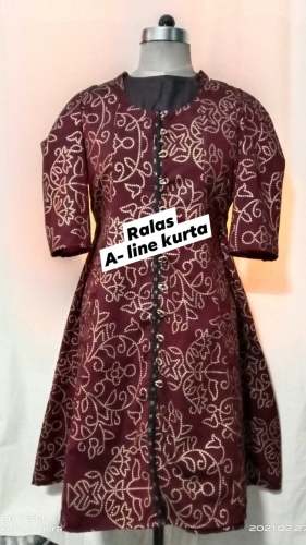 A Line Kurta With Lining  by Ralas Fashion Designer