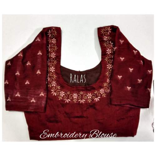 Embroidery  Lining Blouse by Ralas Fashion Designer