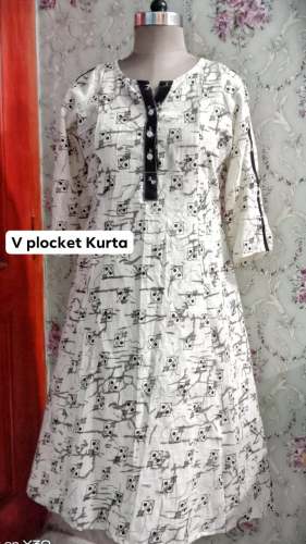 Kurti With Lining by Ralas Fashion Designer