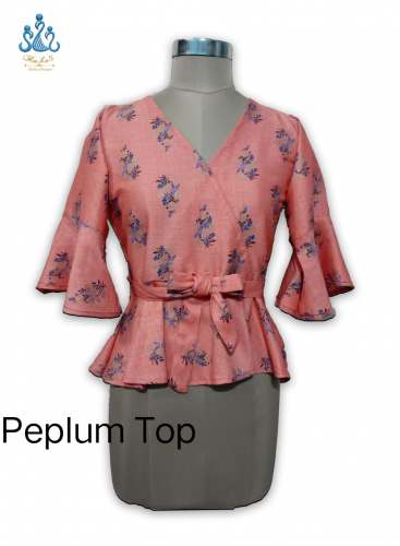 Peplum Top Without Lining