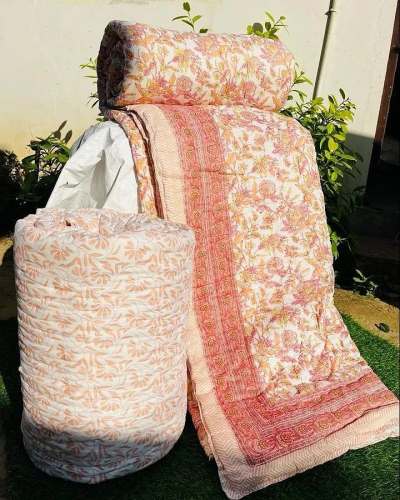 Ethnic Premium quality double bed Quilt/Rajai  by Nandini Handicrafts