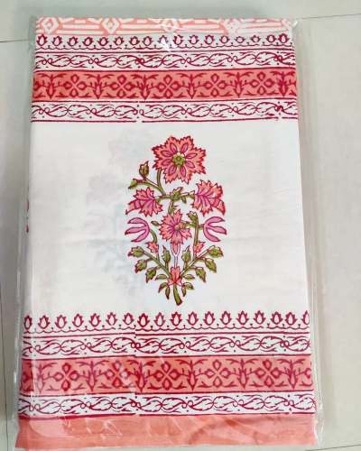 Hand Block Printed Double Bed sheet  by Nandini Handicrafts