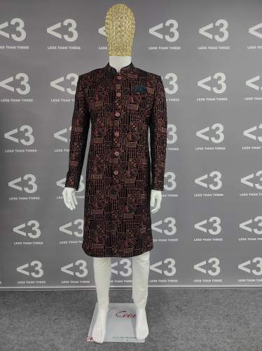 9000 Velvet Embroidery Multi Thread Allover Work Kurta Fabric