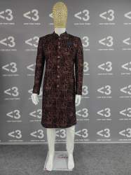 9000 Velvet Embroidery Multi Thread Allover Work Kurta Fabric by less than three
