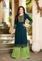 Designer Kajal Style Kurti Palazzo/ Sharara set  thumb 7