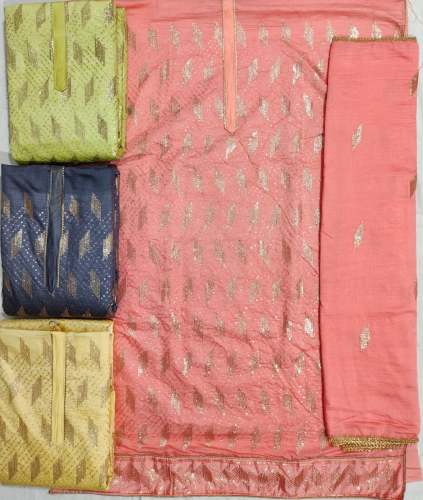 Lichi Cotton Suit with Sequence work All Over 
